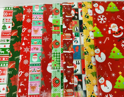 PLIEGOS PAPEL DE REGALO NAVIDAD