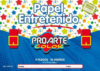 Sobre Cartulina Papel Entretenido Proarte1