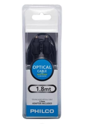Cable Optico Toslink 1.8M Philco