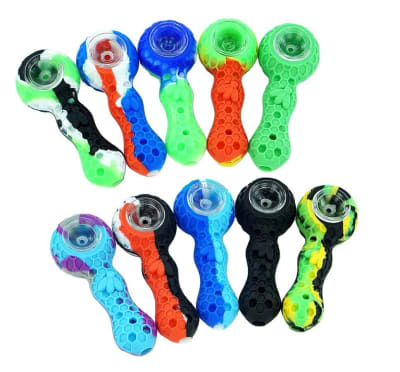 Pipa Silicona Pirex grande Pipa Silicona Pirex grande