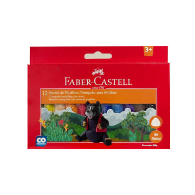 Plasticina 12 Colores Faber-Castell
