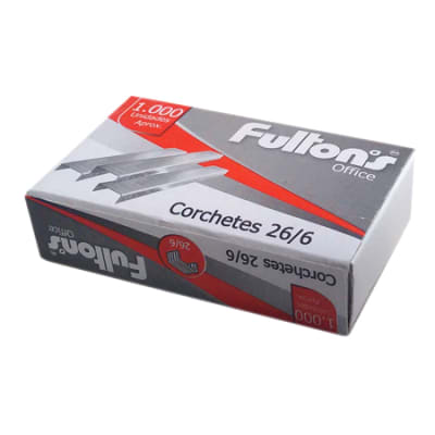 Corchetes 26/6 1000 pcs Fultons