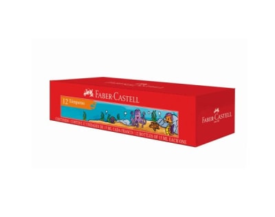 Tempera 12 colores Faber-castell