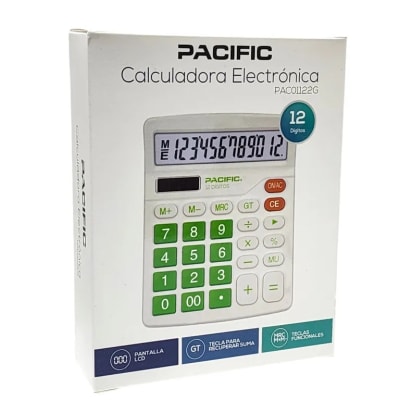 Calculadora 12 Digitos Pacific