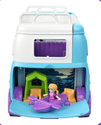 Polly Pocket Furgoneta de Campamento Polly Pocket Furgoneta de Campamento