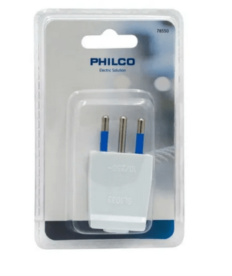 Enchufe Macho Vertical 2P Philco Enchufe Macho Vertical 2P Philco