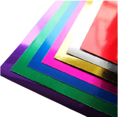 Pliego cartulina metálica