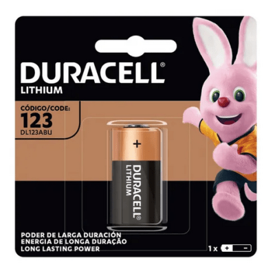Pila Litio 123 Duracell