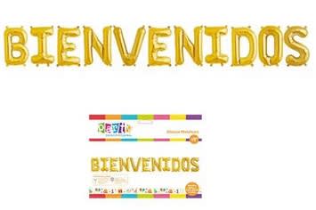 Globo Bienvenidos 11 piezas 16