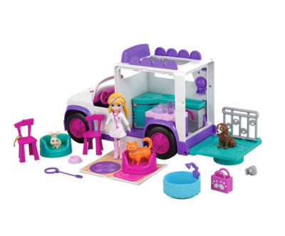 Polly Pocket Hospital Movil Animal Polly Pocket Hospital Movil Animal