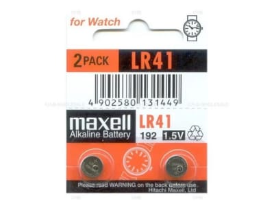 PILA LR41 AG3 MAXELL PILA LR41 AG3 MAXELL