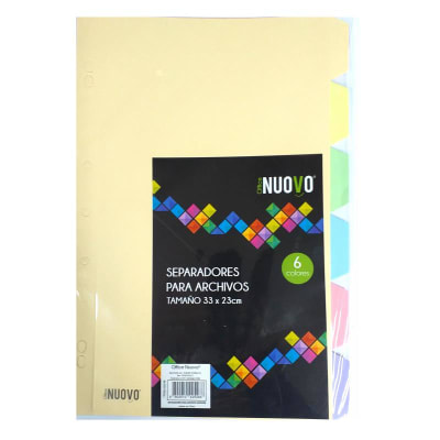 Separador Archivadores Nuovo Separador Archivadores Nuovo