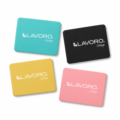 Goma de borrar rectangular colores pasteles LAVORO