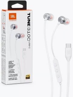 Audifono JBL Usb C TUNE310C  Blanco