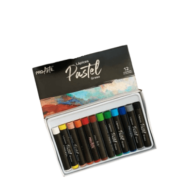 Lápices Pastel Graso 12 ProArte1