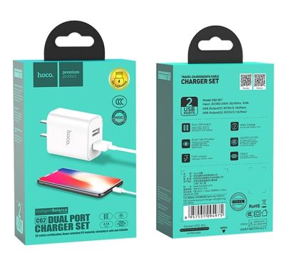 Set Cargador C62A Micro usb HOCO