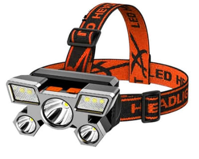 Linterna Frontal Recargable 5 Led Linterna Frontal Recargable 5 Led