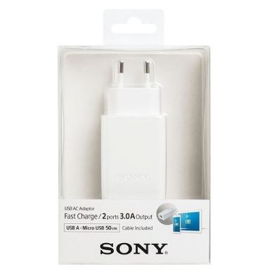 CARGADOR RAPIDO FAST CHARGE SONY 3.0A CARGADOR RAPIDO FAST CHARGE SONY 3.0A