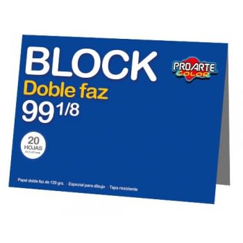 Block N° 99 1/8 Doble Faz