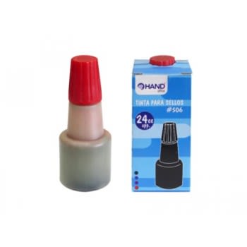 Tinta Para Tampón 24ml Rojo HAND