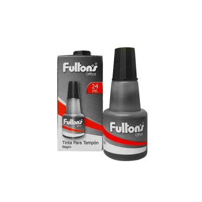 Tinta Para Tampón negra Fultons