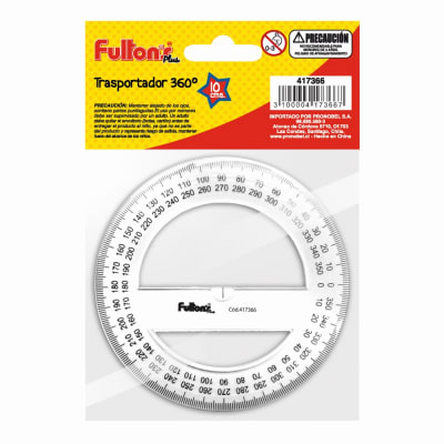 Transportador 360° 10 cm Fultons