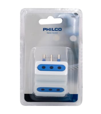 Enchufe triple Philco