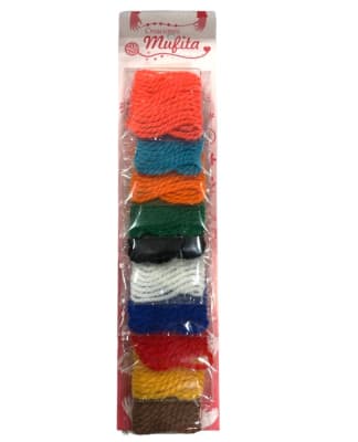 Set Lana De 10 Colores