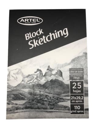 Block Sketching 25 Hojas ARTEL