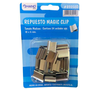 Repuesto Magic Clip 18x6mm HAND