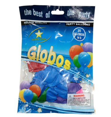 Globos Surtido N°9 25 Unidades