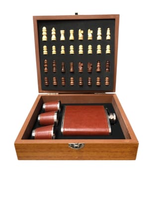 Set Regalo Ajedrez + Petaca