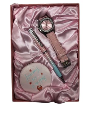 set de regalo reloj  mas espejo