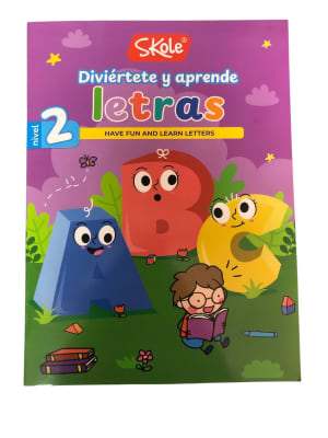 Libro diviertete y aprende letras SKOLE