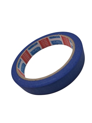 Papel engomado masking tape 18 mm Hu-li Azul