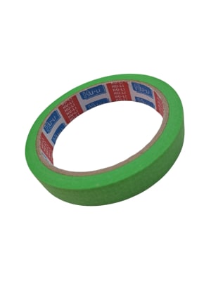 Papel engomado masking tape 18 mm Hu-li Verde