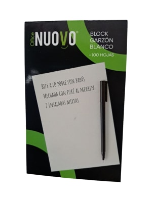 Block Garzon Blanco 100 hojas Nuovo