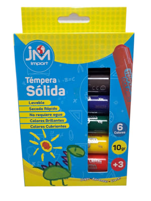 Témpera Sólida JM 6 Colores1