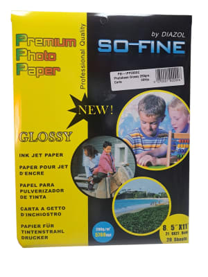 Papel Fotográfico Carta Diazol