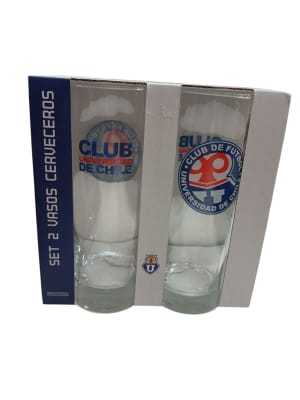 Set Vasos Universidad De Chile