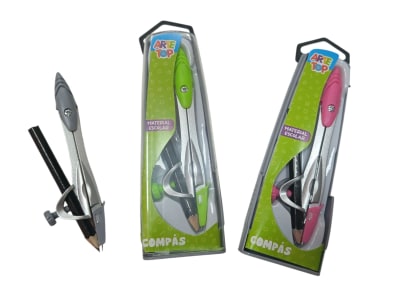 Compas Metálico con Lápiz ARTE TOP