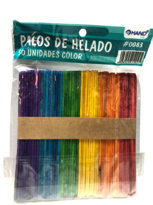 Palos de Helado Colores Hand