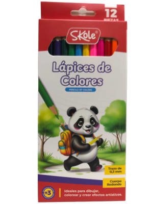 Lapices de colores x12 Skole1