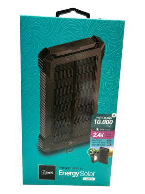 Cargador Portatil Energy Solar 10000 mAh