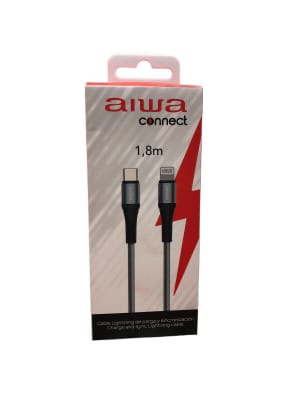Cable Aiwa Tipo C - Lightning 1,8m