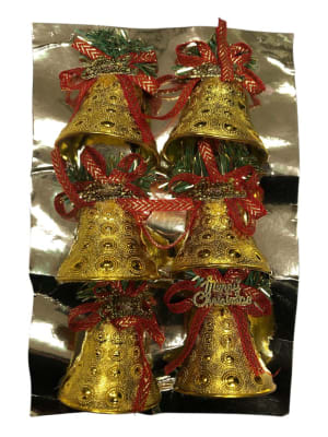 Adorno Campana Navidad X6 Grande