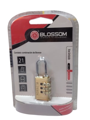 Candado Combinación 21 mm BLOSSOM1