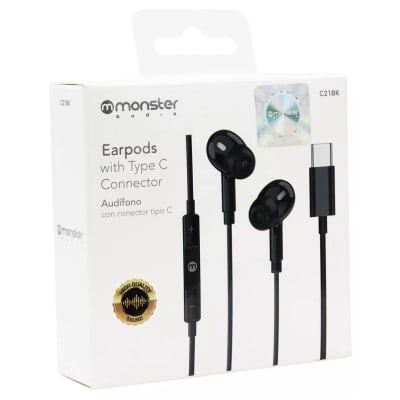 Audifono Monster tipo - c blanco