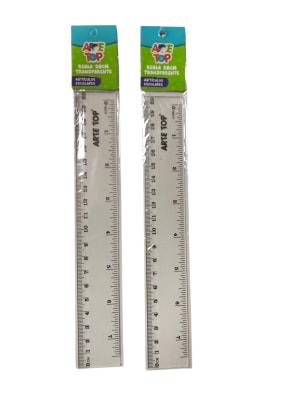 Regla 20 cm Acrilica Arte Top
