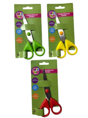 Tijera Escolar Round